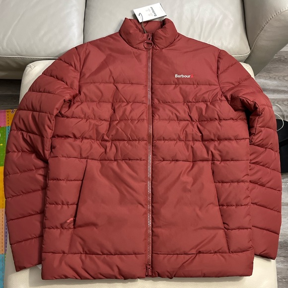 NWT - Barbour Water Repellent Thick Tarben Quilted Unisex Jacket - Men M/Women L - Picture 2 of 12